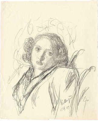 Митурич Пётр Васильевич. Портрет Зины 